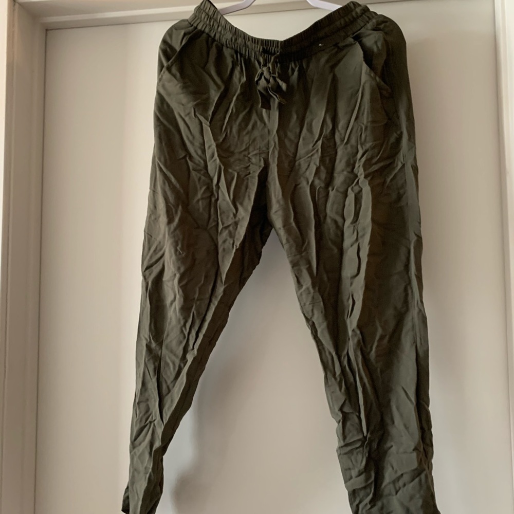Cotton drawstring pants